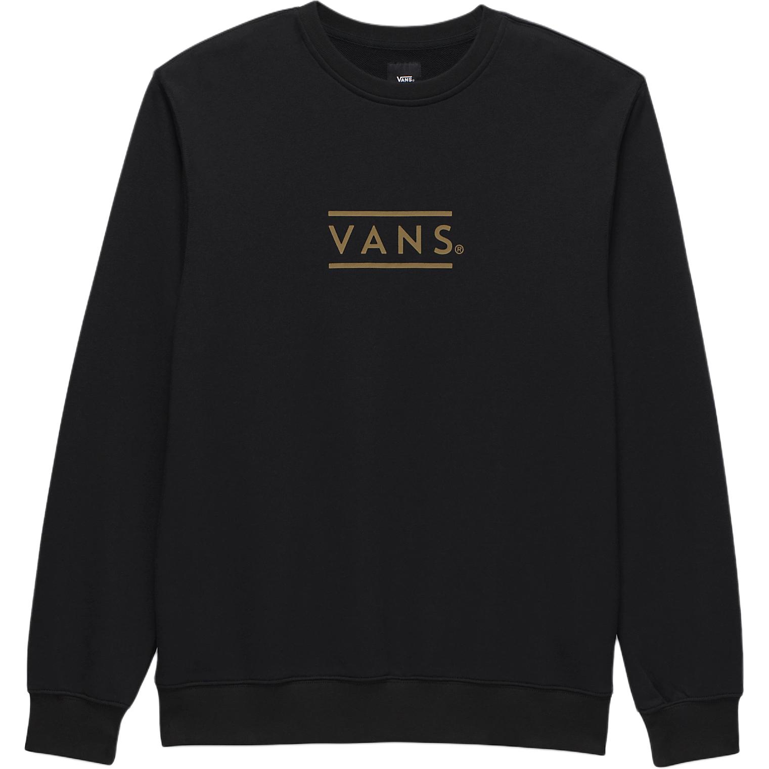 Vans Boxed Graphic Crewneck Long Sleeve Sweatshirt Black Mens VN000HP1BLK
