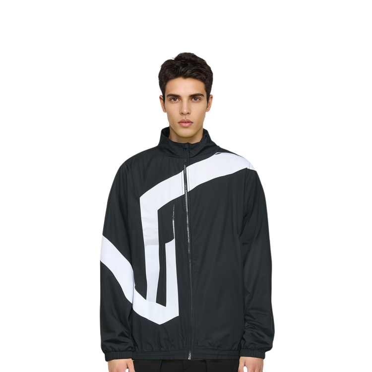 Details for Vans 透氣針織連帽訓練外套 適合跑步與休閒穿搭 VN0A4UR8BLK