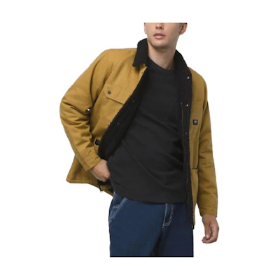 Vans Brown Collared Long-Sleeve Jacket VN0A5KLK5RJ