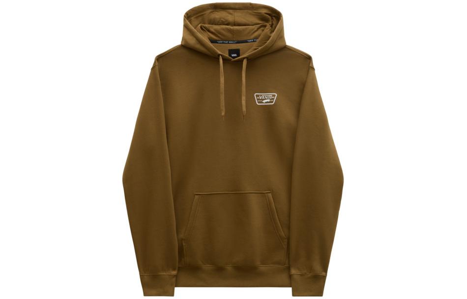Vans Brown Hoodie with Letter Print and Long Sleeves VN0A45CJBYW