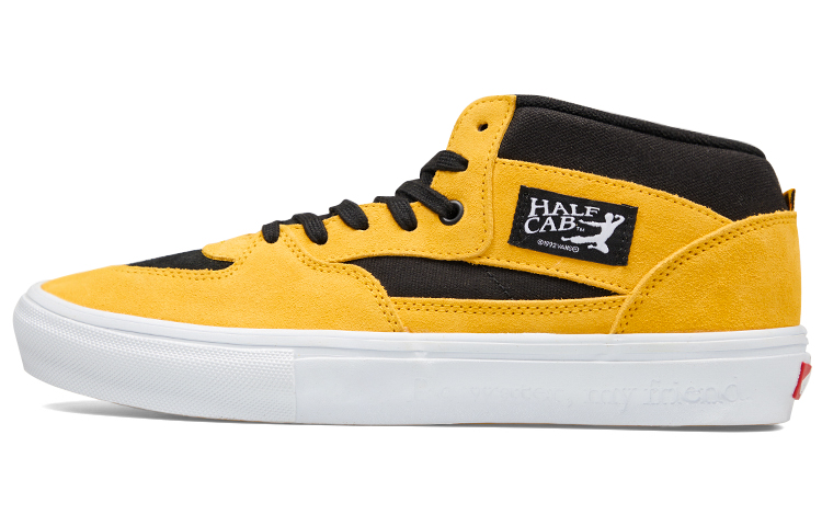 Order Vans Bruce Lee x Half Cab 'Amarillo Negro' VN0A5FCDY23(S-BOX)