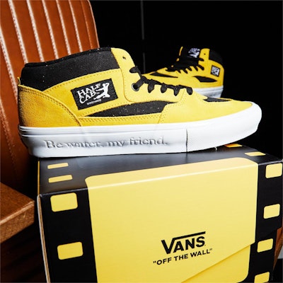 Vans Bruce Lee x Half Cab 'Kuning Hitam' VN0A5FCDY23(S-BOX) 2