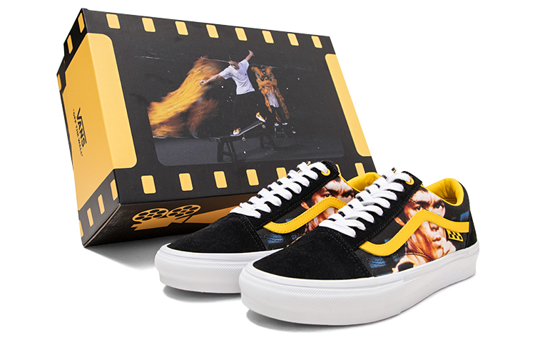 Buy Bruce Lee x Vans Old Skool 李小龍聯名 限量特殊發聲鞋盒 防滑減震耐磨 低筒 滑板鞋 男女同款 黃黑
