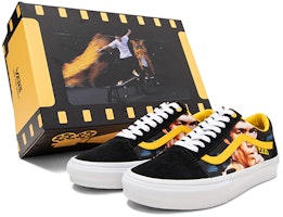 Bruce Lee x Vans Old Skool 李小龍聯名 限量特殊發聲鞋盒 防滑減震耐磨 低筒 滑板鞋 男女同款 黃黑 Buy Bruce Lee x Vans Old Skool 李小龍聯名 限量特殊發聲鞋盒 防滑減震耐磨 低筒 滑板鞋 男女同款 黃黑