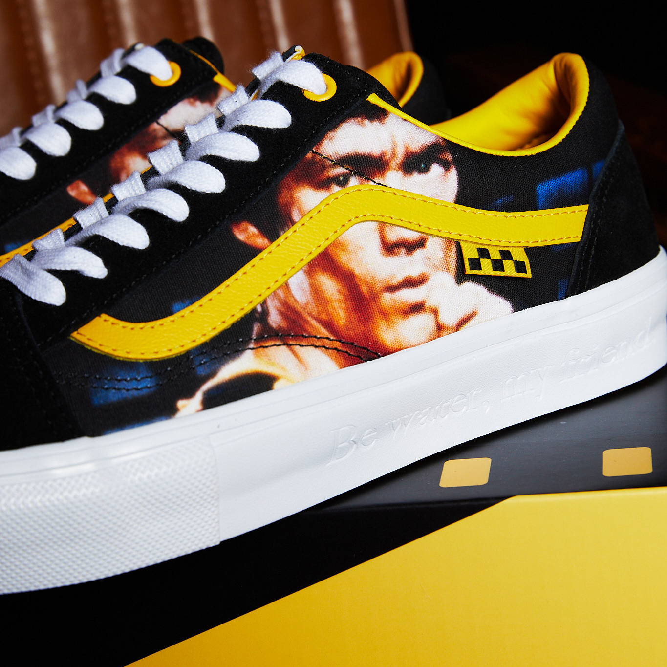 Vans Bruce Lee Old Skool 'Yellow Black' 圖 8