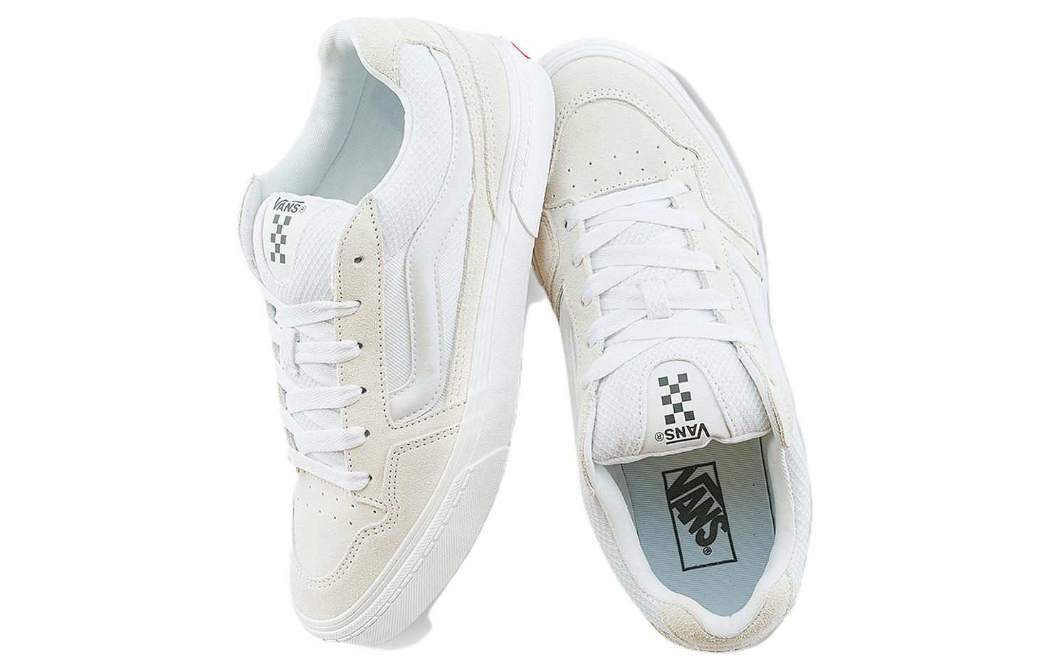 Lookbook 同款 Vans Caldrone 復古舒適 耐磨透氣 低幫 板鞋 男款 白灰