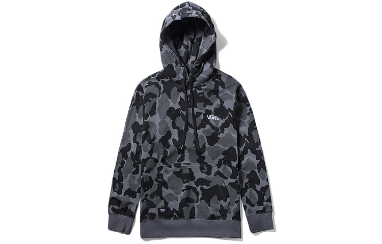 Vans Camo Casual Hoodie - Gray VN0A3QT9F3M