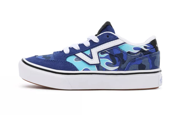 Vans Camo Flame Lowland Comfycush 'Blue White Black' VN0A5KRMABW