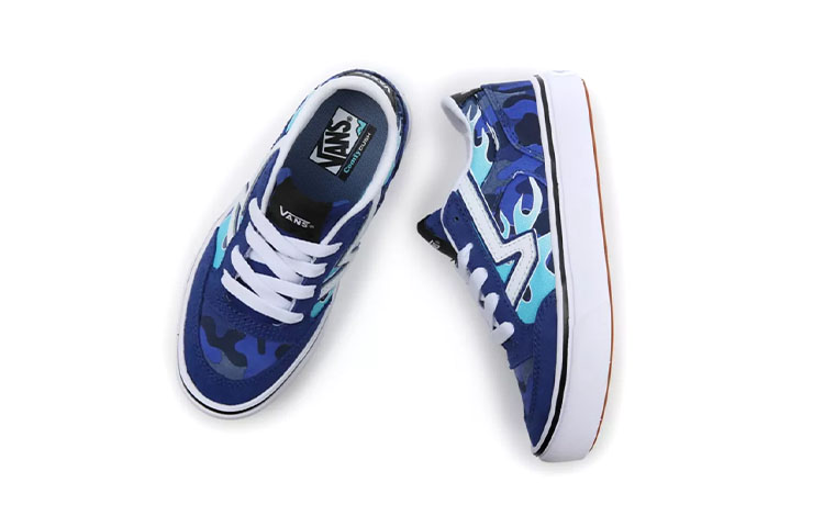 Shop Vans Camo Flame Lowland Comfycush ''Blauw Wit Zwart'' VN0A5KRMABW