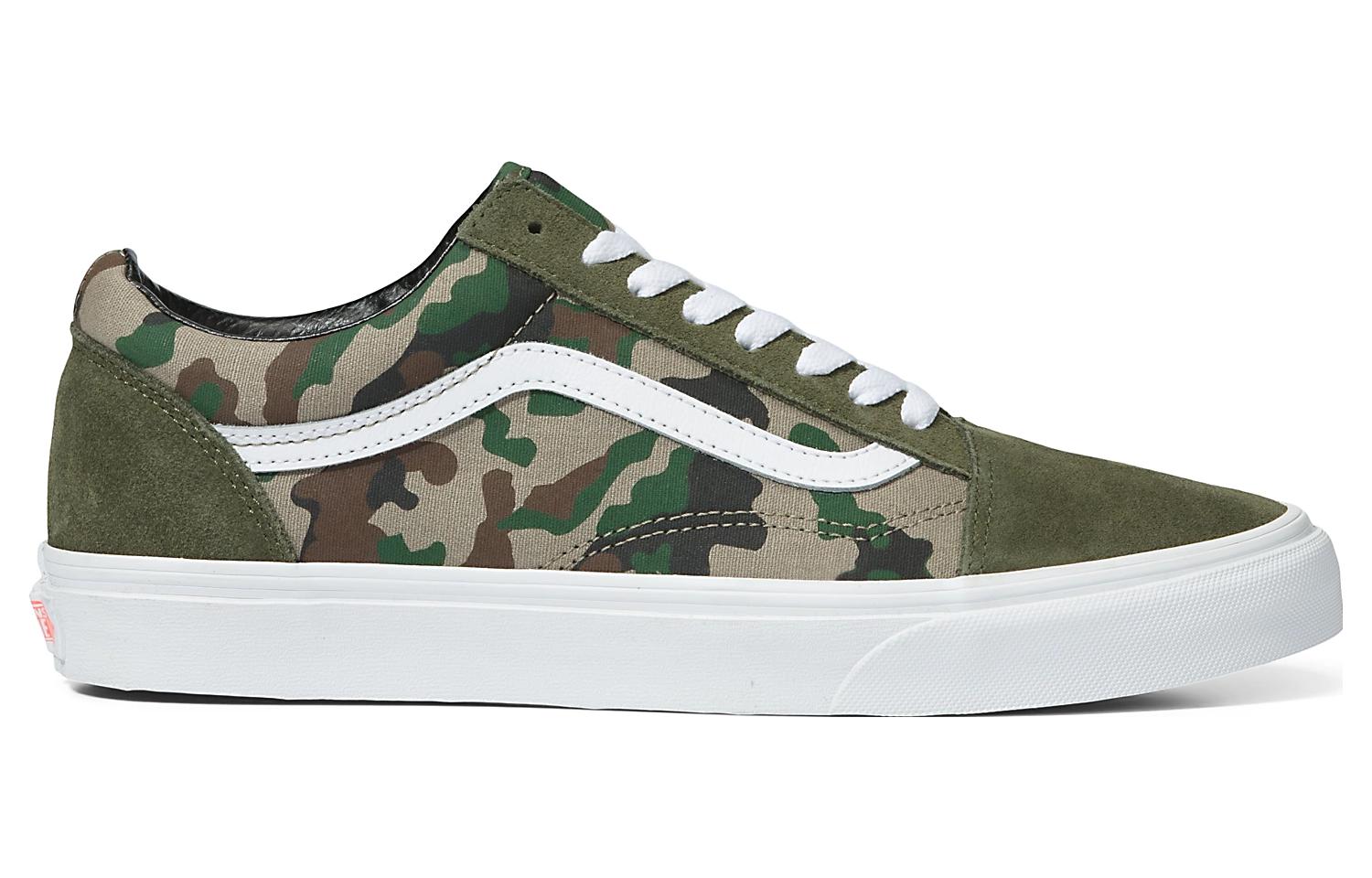 Order Vans Camo Old Skool 'Hijau Putih' VN0007NTY33