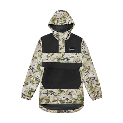 Vans Camouflage Patchwork Windbreaker Jacket Camo Color VN0A4MLGW09