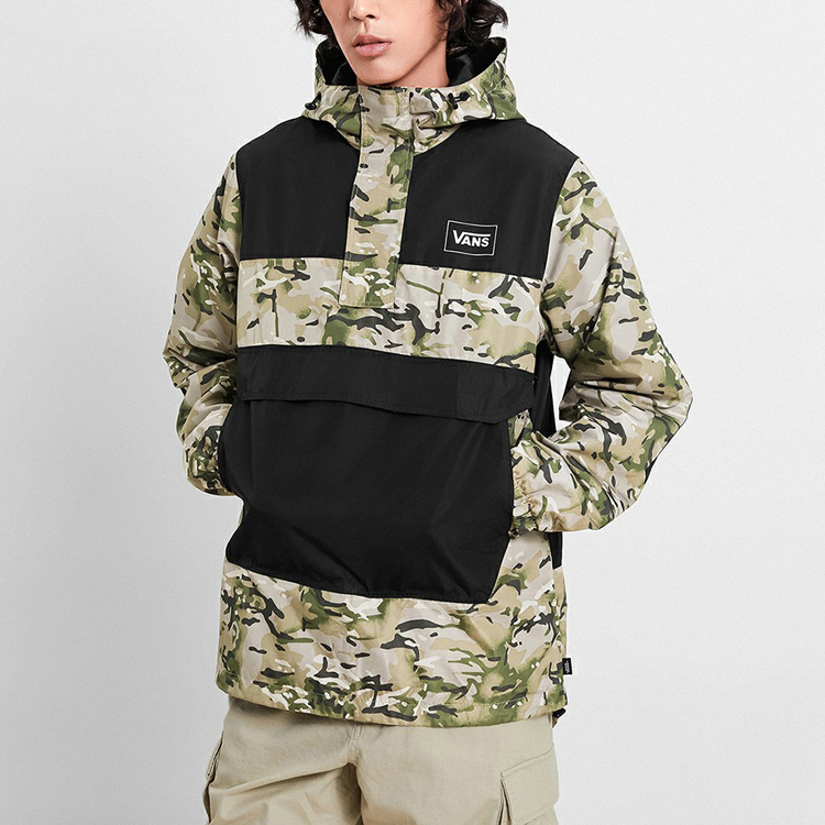 Cheap Vans 迷彩拼接防風外套 迷彩色 VN0A4MLGW09