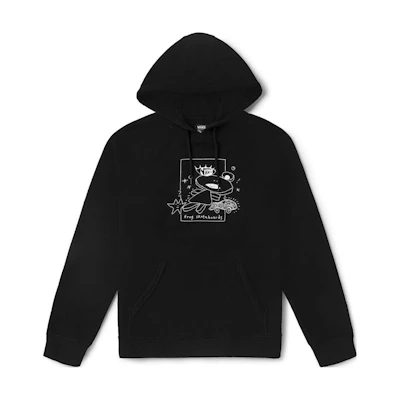Vans Cartoon Graphic Hoodie Black Skateboarding Pullover VN0A49SNZ63