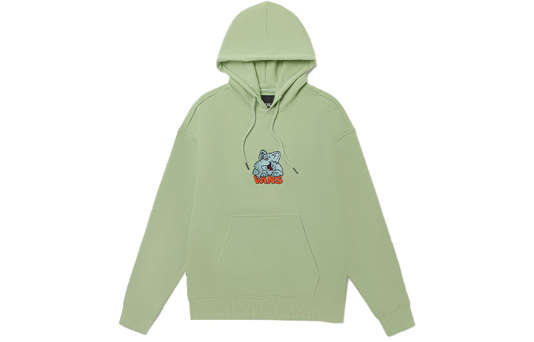 Vans Cartoon Graphic Loose Fit Hoodie Unisex Green VN0A5H9CYSJ