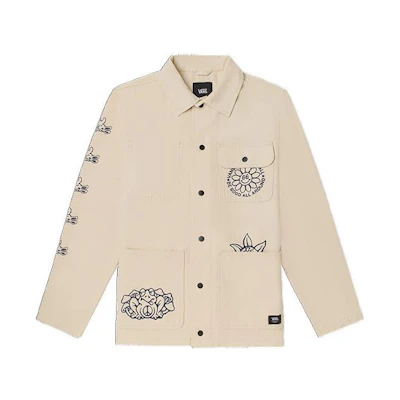 Vans Cartoon Print Multi-Pocket Jacket Men’s Off-White VN0A3WF17VJ