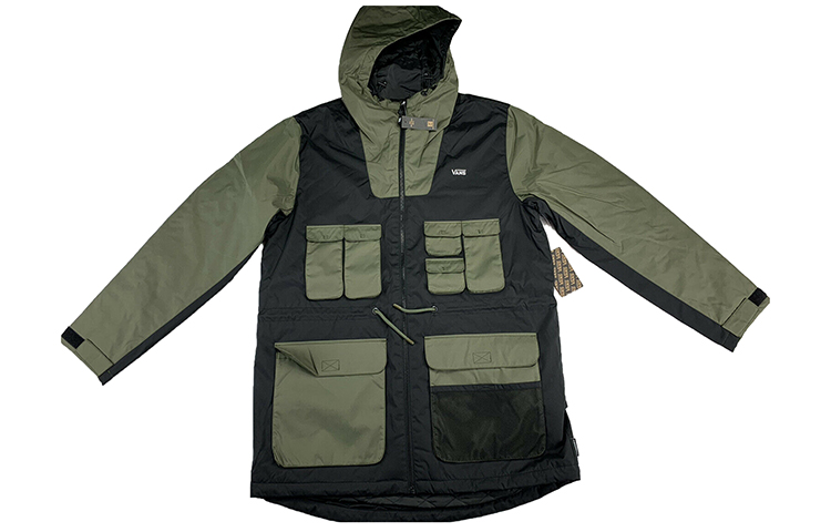Vans Casual Colorblock Hooded Workwear Winter Jacket VN0A4S1KKE9