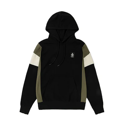 Vans Casual Colorblock Hoodie Black - Unisex Style VN0A4USIBLK