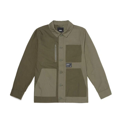 Vans Casual Long Sleeve Button-Up Jacket Khaki VN0A4MLJKCZ