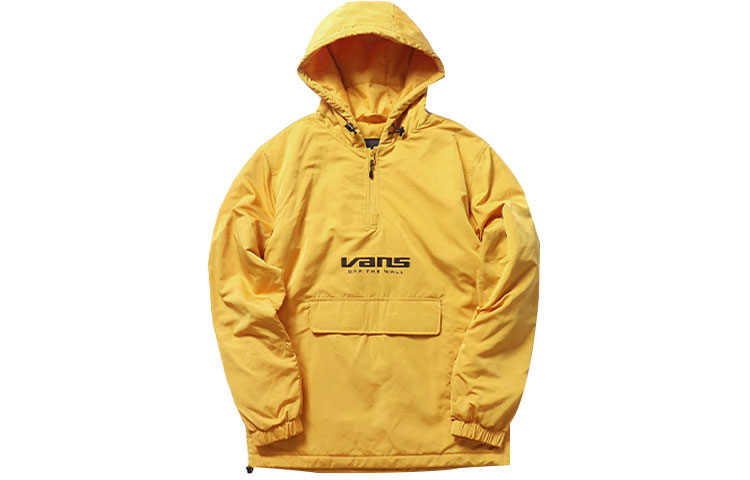 Vans Casual Printed Zip-Up Hoodie Jacket Yellow VN0A4MLB50X