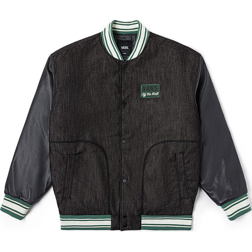 Vans Casual Simple Unisex Black Jacket - Comfortable and Versatile VN000KC0Q47