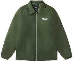 Vans Casual Sports Coach Jacket Dark Green VN0A3QTYKCZ Vans Casual Sports Coach Jacket Dark Green VN0A3QTYKCZ