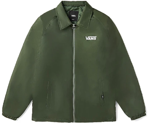 Vans Casual Sports Coach Jacket Dark Green VN0A3QTYKCZ Buy Vans Casual Sports Coach Jacket Dark Green VN0A3QTYKCZ