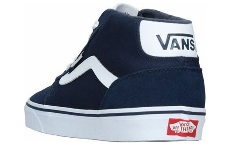 Shop バンズ チャップマンMid ドレスブルー VN0A2XSWK8N