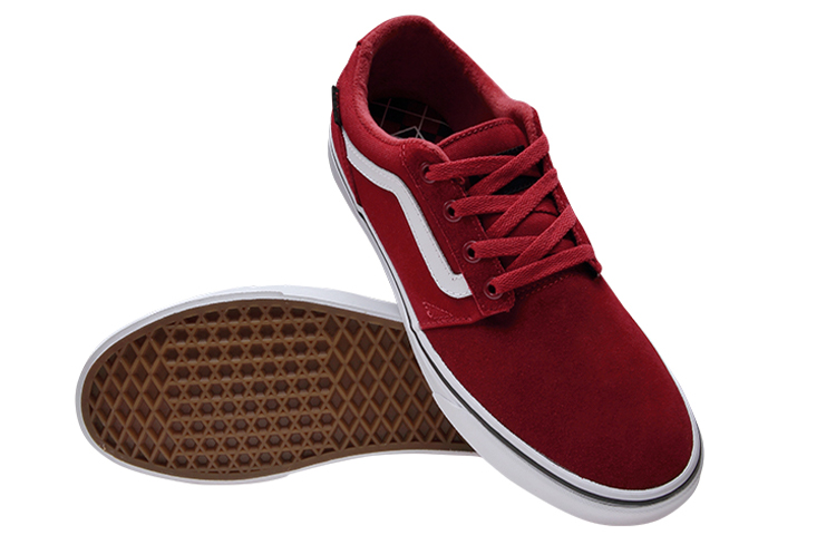 Shop 반스 채프먼 스트라이프 레드/화이트 (Vans Chapman Stripe Red/White) VN0003D7K6S