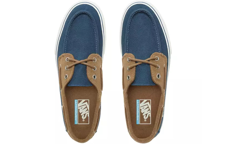 Shop Vans 船夫 SF 棕藍色