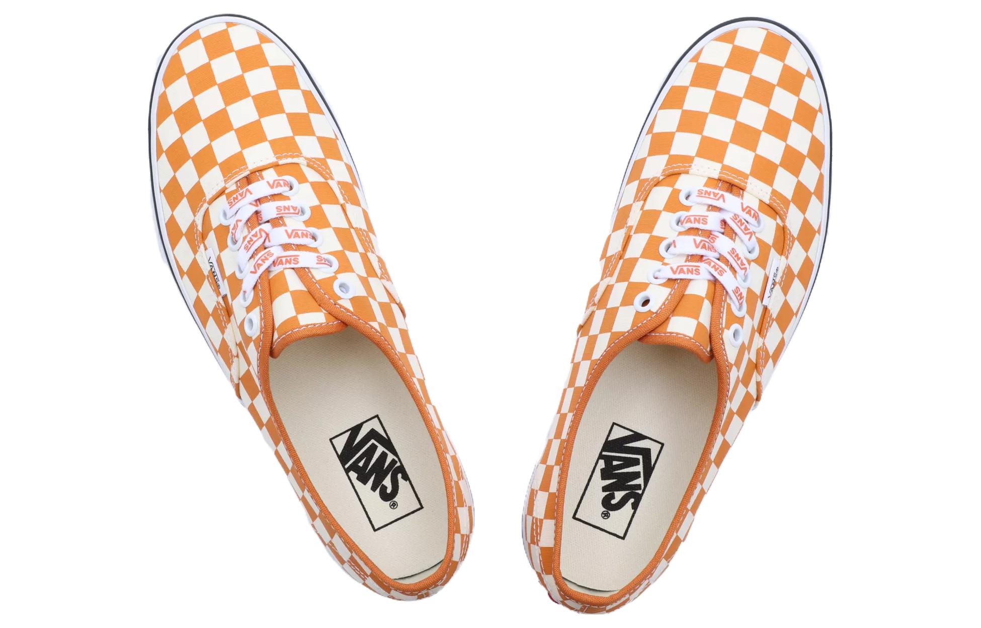 Shop Vans Check Authentic 'Blanco Naranja' VN000BW5RNG