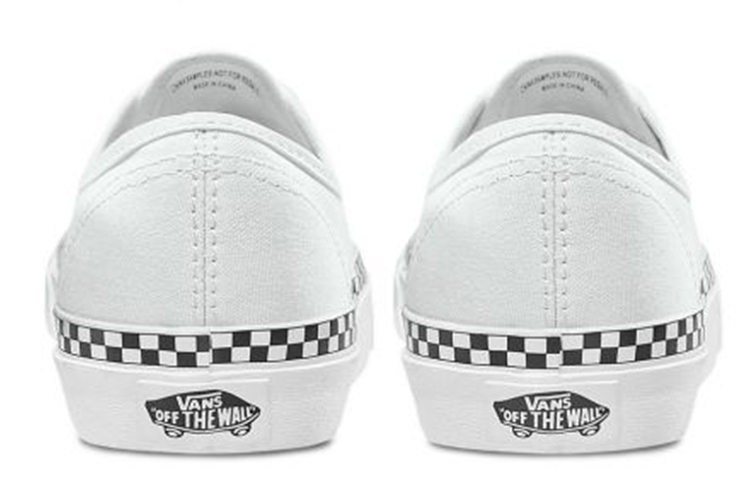 Shop 반스 체크 폭싱 오센틱 화이트 (Vans Check Foxing Authentic White) VN0A38EMVJU