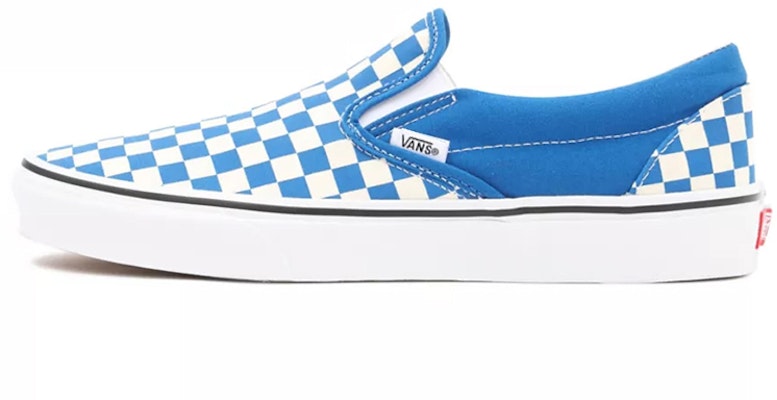 ヴァンズ チェッカー スリッポン 青/白 VN0A5AO862C Buy ヴァンズ チェッカー スリッポン 青/白 VN0A5AO862C