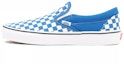 Buy ヴァンズ チェッカー スリッポン 青/白 VN0A5AO862C