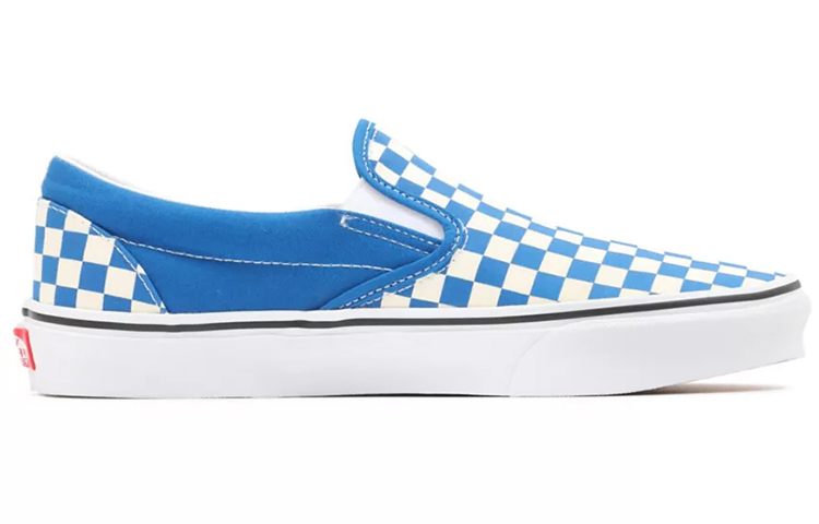Order ヴァンズ チェッカー スリッポン 青/白 VN0A5AO862C
