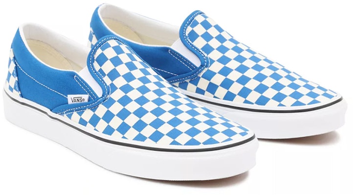 ヴァンズ チェッカー スリッポン 青/白 VN0A5AO862C Lookbook ヴァンズ チェッカー スリッポン 青/白 VN0A5AO862C
