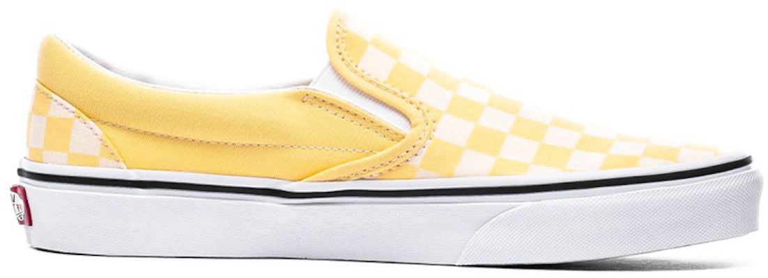 Vans Checkerboard Classic Slip-On Sneakers Yellow VN0A4U38WRZ Order Vans Checkerboard Classic Slip-On Sneakers Yellow VN0A4U38WRZ