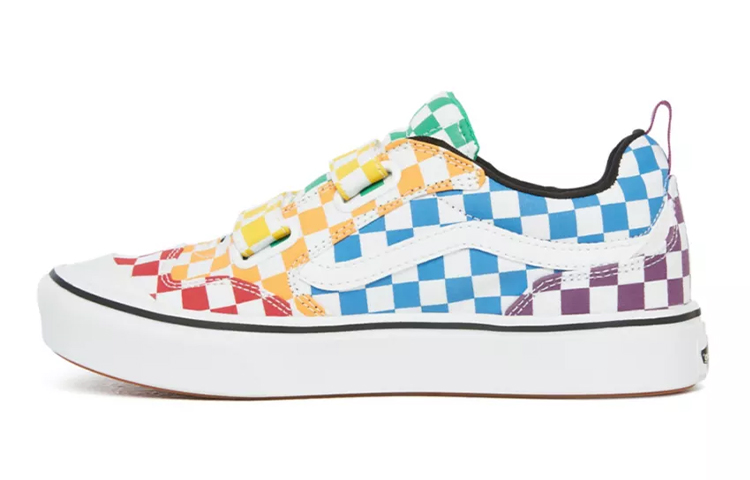 Vans Checkerboard ComfyCush New Skool V Multi-Color Checkboard VN0A4UH9VLV