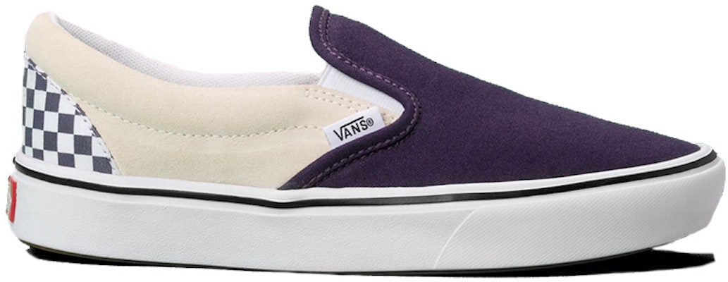 Vans Checkerboard Comfycush Slip-On Sepatu 'Ungu Putih' VN0A3WMDVO3 Order Vans Checkerboard Comfycush Slip-On Sepatu 'Ungu Putih' VN0A3WMDVO3