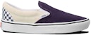 Vans Checkerboard Comfycush Slip-On Sepatu 'Ungu Putih' VN0A3WMDVO3