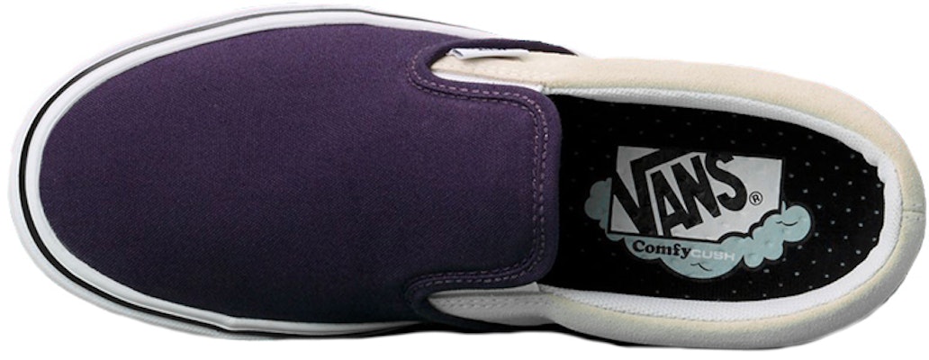 Vans Checkerboard Comfycush Slip-On Sepatu 'Ungu Putih' VN0A3WMDVO3 Lookbook Vans Checkerboard Comfycush Slip-On Sepatu 'Ungu Putih' VN0A3WMDVO3