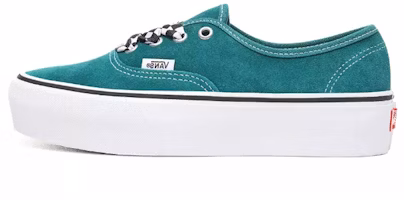 Vans Checkerboard Lace Authentic Platform 20 'White Green' VN0A3AV8S1W Vans Checkerboard Lace Authentic Platform 20 'White Green' VN0A3AV8S1W