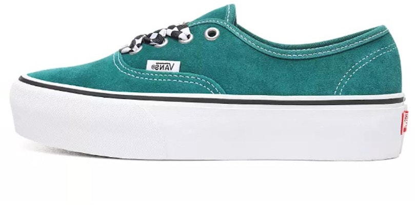 Vans Checkerboard Lace Authentic Platform 20 'White Green' VN0A3AV8S1W Buy Vans Checkerboard Lace Authentic Platform 20 'White Green' VN0A3AV8S1W