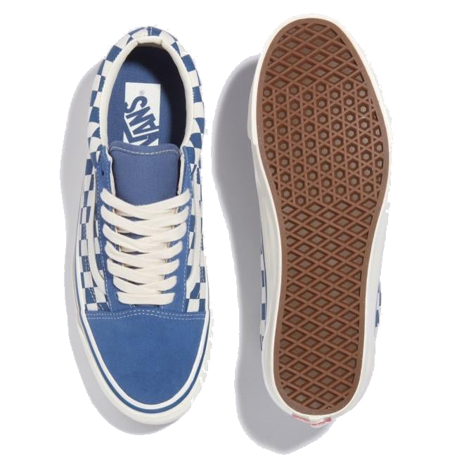 Shop Vans Old Skool 36 Checkerboard 'Azul Medio' VN000CT9MBL