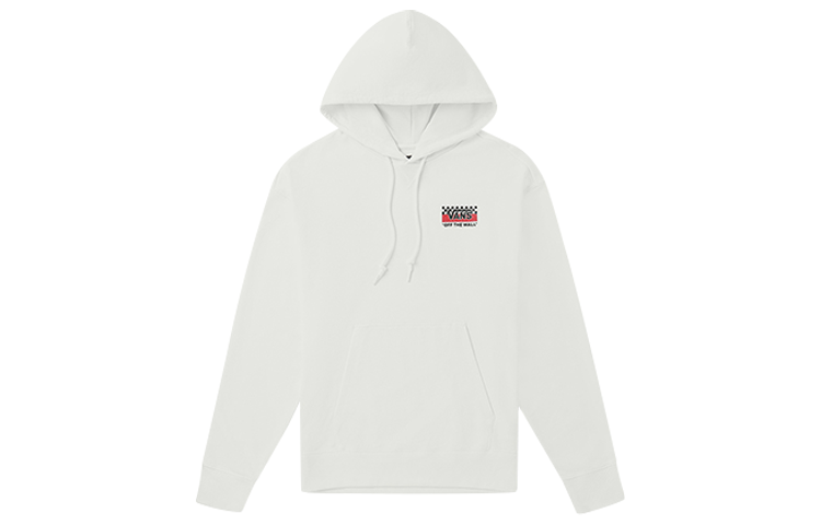 Vans Checkerboard Pullover Hoodie Unisex White VN0A4URAWHT1