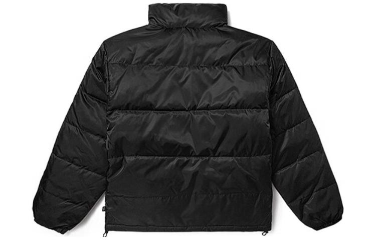 Shop Vans 棋盤格雙面羽絨長袖外套 男女款 黑色 VN000H0QBLK