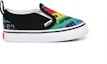 Order Vans Checkerboard Slip-On V 'Black Green Red' VN0A3488WK2