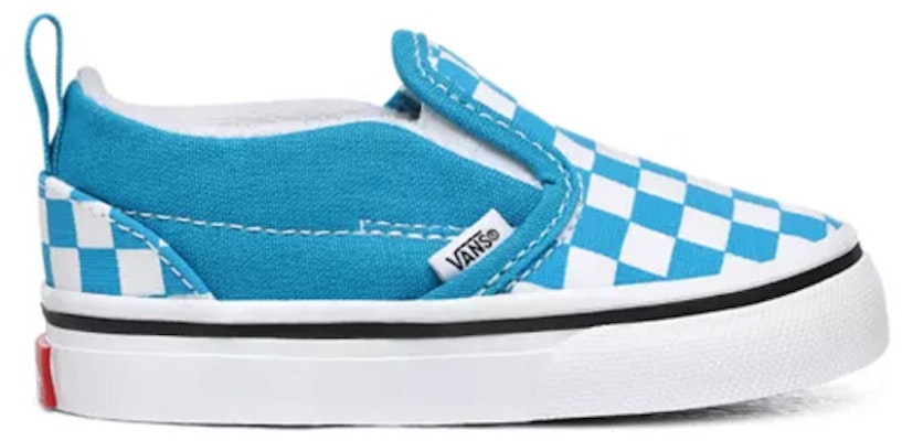 幼兒 Vans Checkerboard Slip-On V 藍色棋盤格 Order 幼兒 Vans Checkerboard Slip-On V 藍色棋盤格