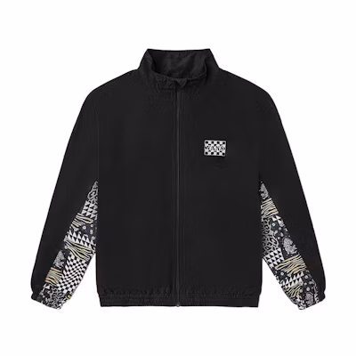 Vans Checkerboard Tiger Print Vintage Jacket Unisex Black VN0A5H9SBLK
