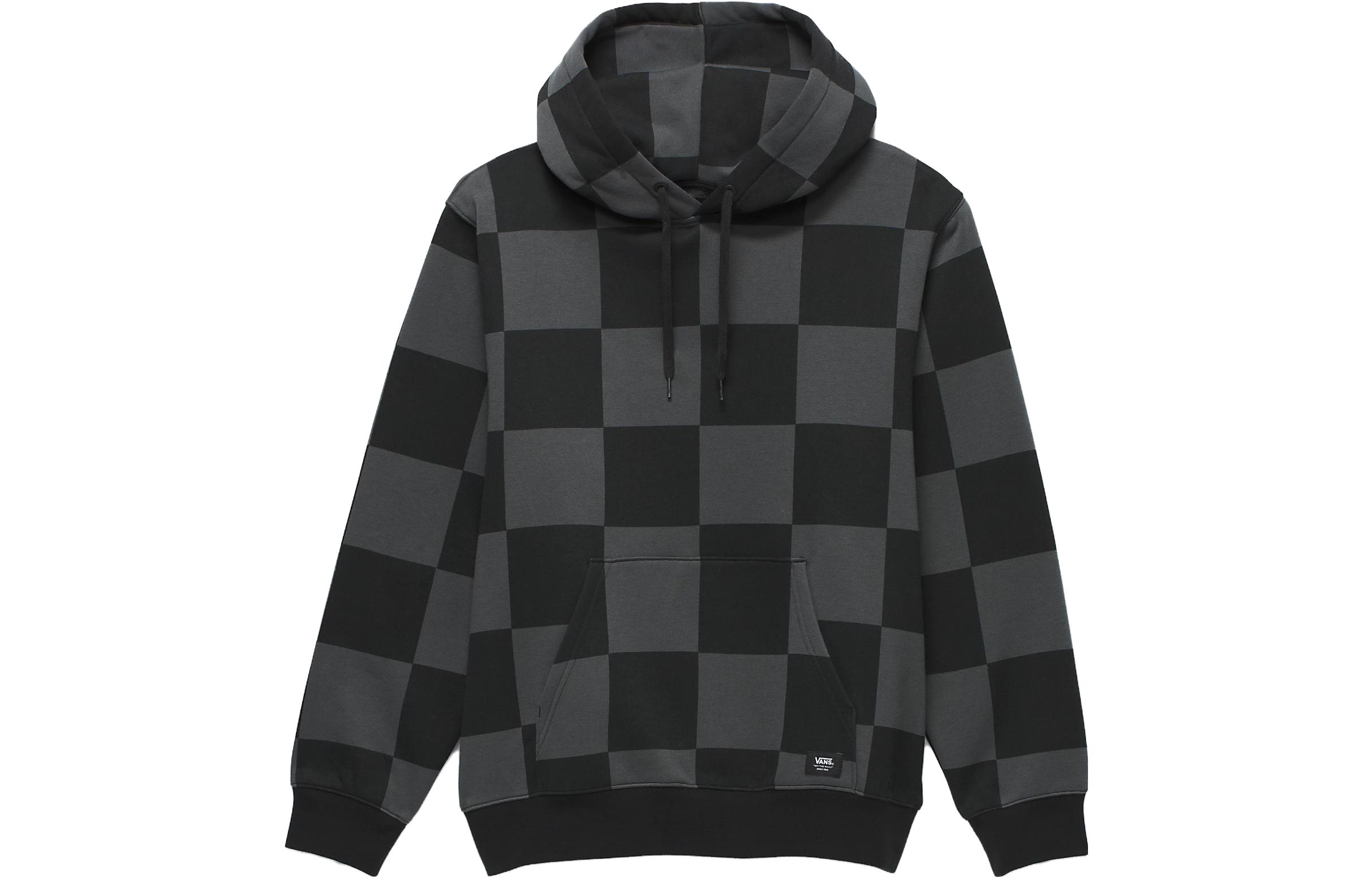 Vans Checkmate Loose Pullover Hoodie Unisex Checkered Long-Sleeve Multiple Colors VN000ABPKOU