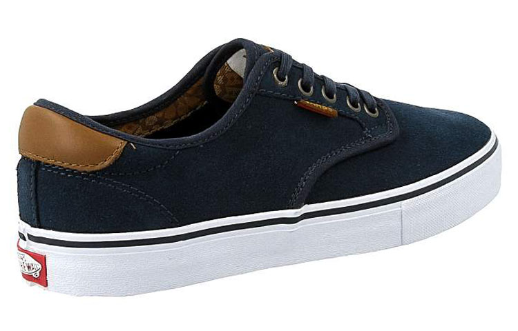 Shop Vans Chima Ferguson Pro Kasut Low-Top Biru-Gelap/Coklat VN0003CHJZS